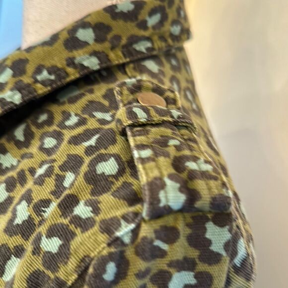 Forever 21 Green Leopard Print Jacket - Picture 3 of 5